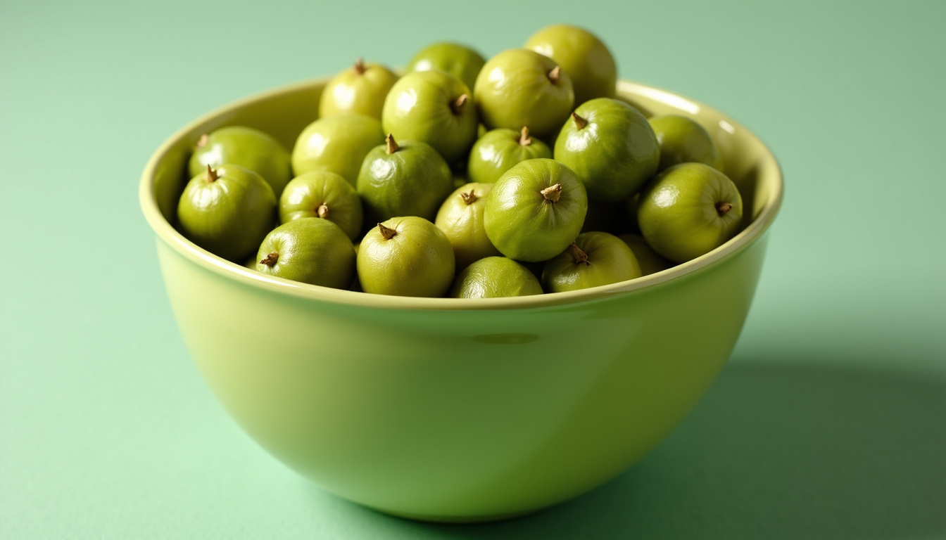 Bol rempli de pistaches entières avec coques ouvertes, montrant leur couleur verte caractéristique