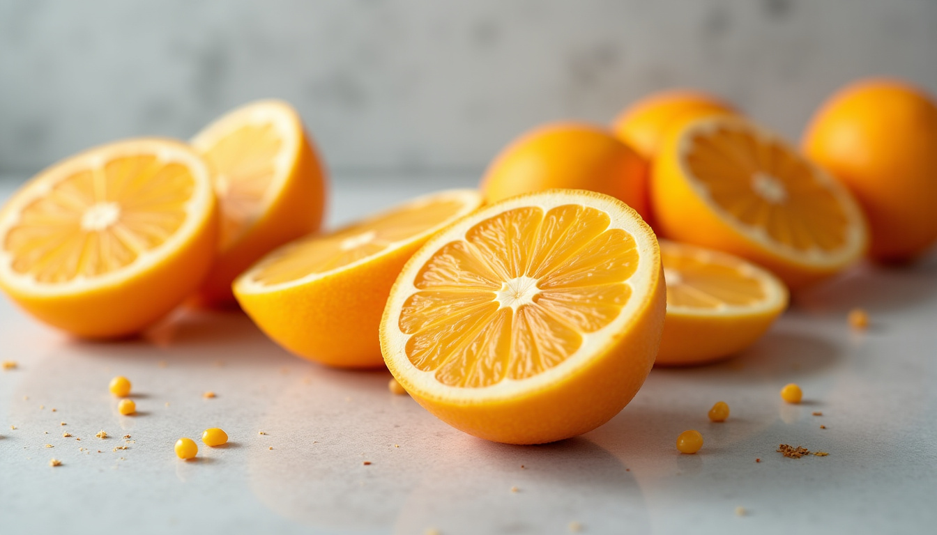 Préparation de mangue fraîche montrant sa chair riche en vitamines A et C