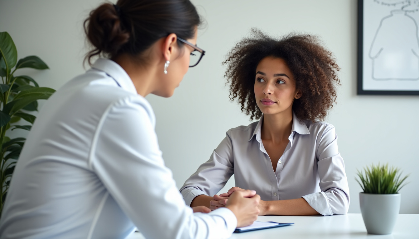 Psychologue en consultation avec un adulte TDAH, en train d’évaluer les symptômes