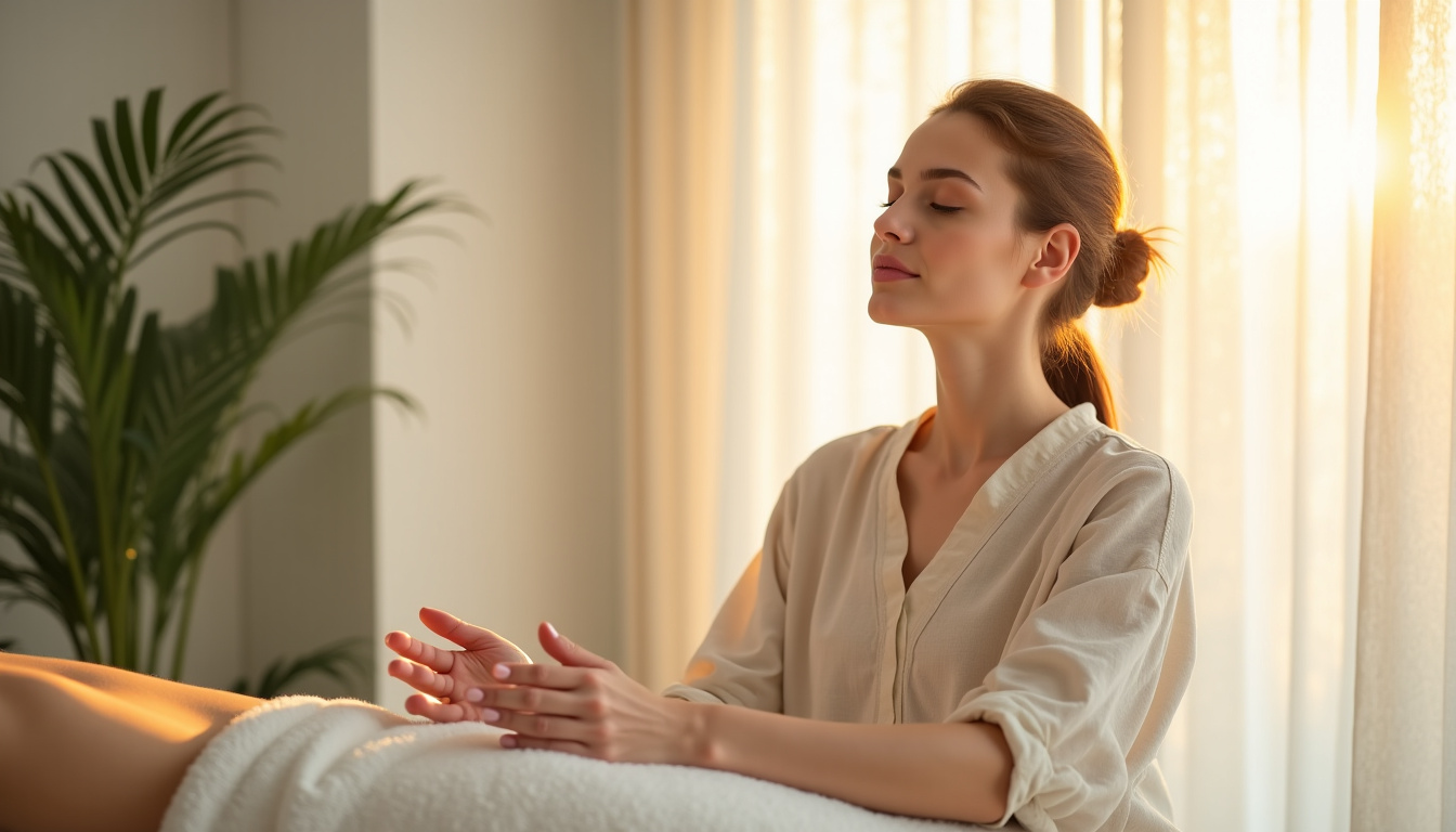 Énergéticienne en train d