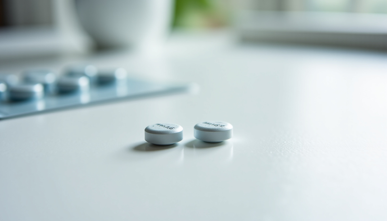 Comprimés de Forxiga 10 mg posés sur une table avec notice médicale