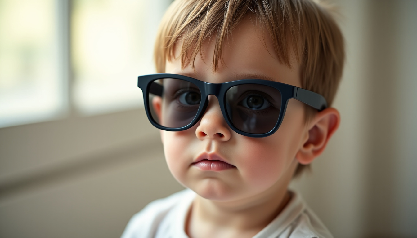 Enfant HPI portant des lunettes de soleil à l