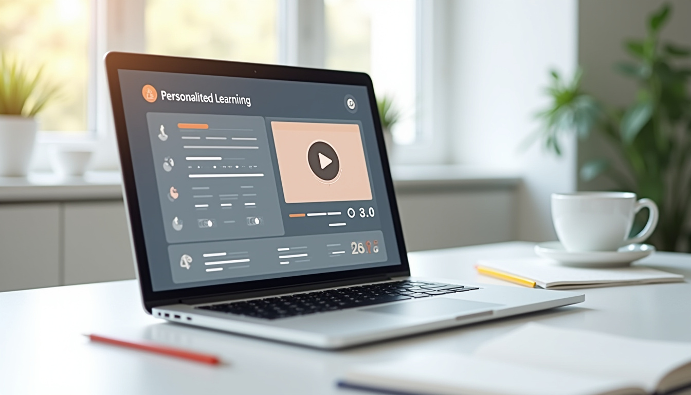 Interface d’une formation personnalisée sur Mentor360.fr avec vidéos interactives et quiz