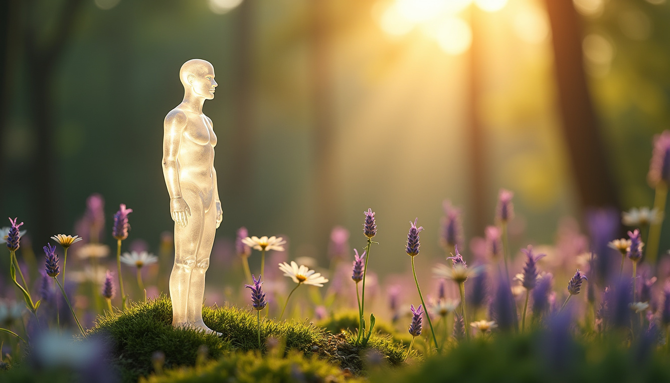 Illustration des bienfaits naturels du CBD sur le corps humain
