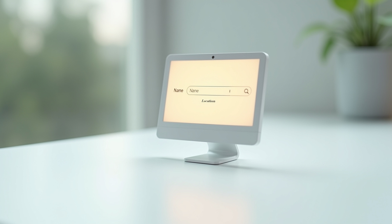 Interface de recherche de l'Annuaire Santé Ameli avec champs de saisie pour le nom et la localisation