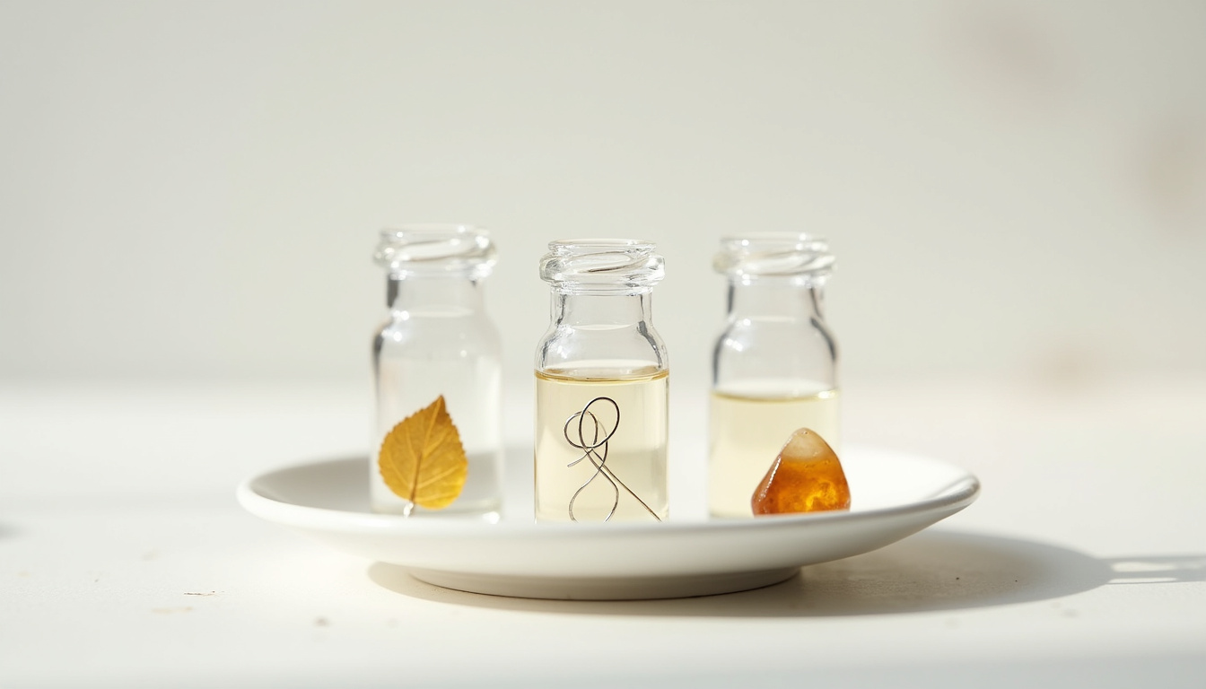 Représentation illustrée des principes actifs de la passiflore: flavonoïdes, bêtacarbolines et maltol