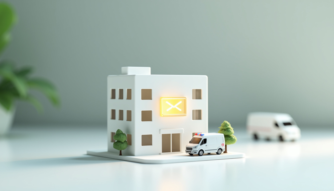 Exemple de boîte aux lettres organisationnelle MS Santé dans un hôpital