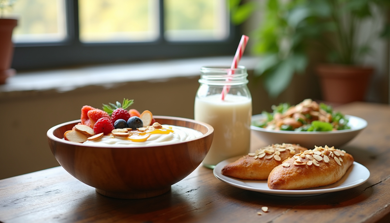 Idées de recettes avec des amandes: salade, yaourt, smoothie, pâtisserie